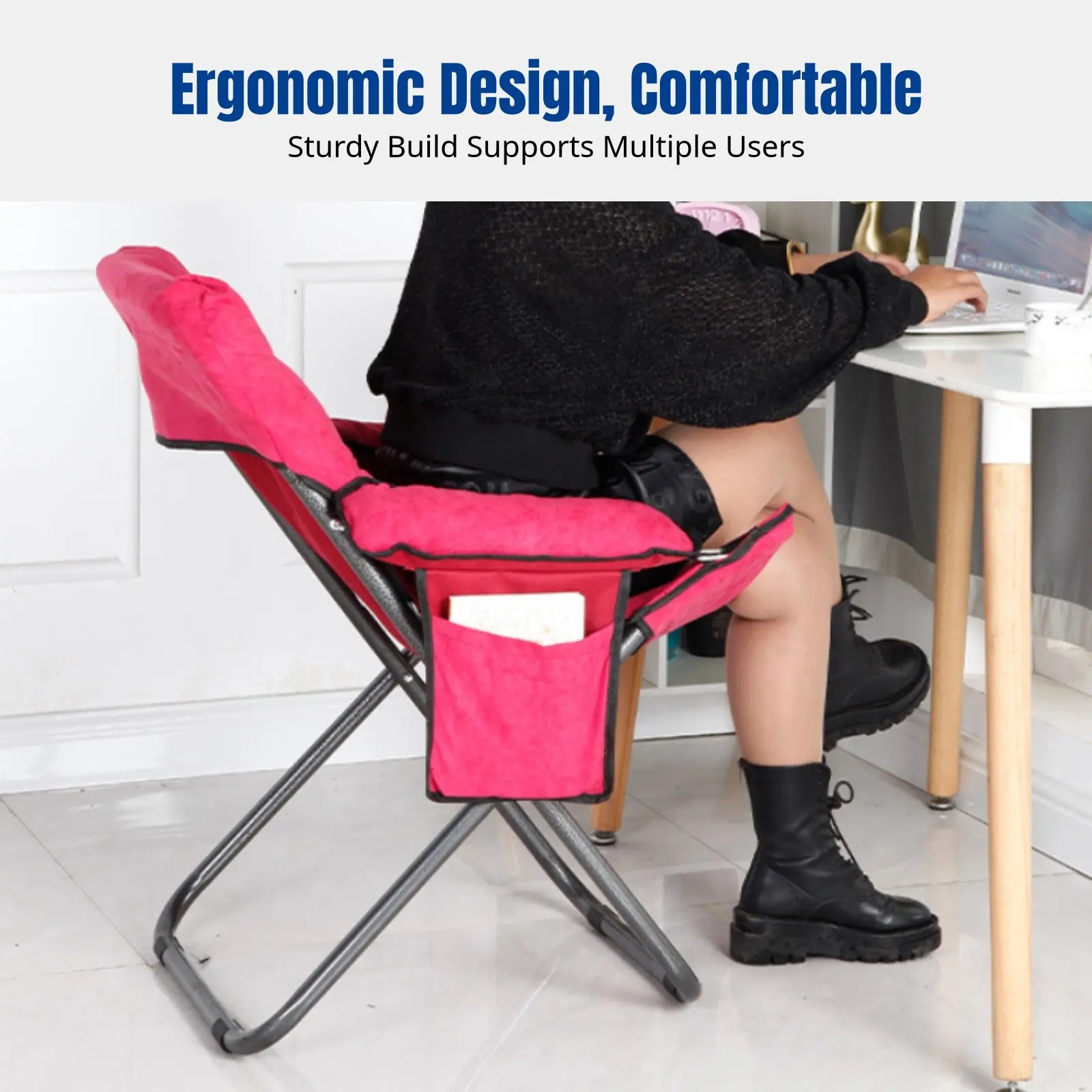 

Ленивое складное кресло-диван, эргономичное кресло-реклайнер с подставкой для ног, офисное кресло для отдыха для небольшой квартиры, дома