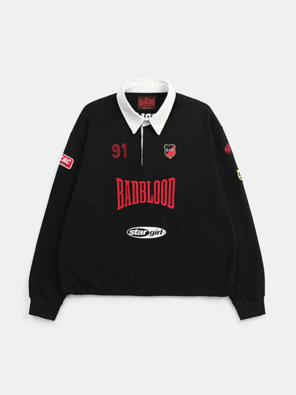 

Trendy Loose Fit Ne Sweatirt Women's American Retro Streetwear Embroidered Lettering Spor Sle Long Sve Hoodie