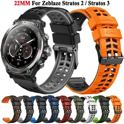 22mm Smartwatch Strap For Zeblaze Stratos 2 / For Zeblaze Stratos 3 Watch Band Bracelet Wriatband Accessories