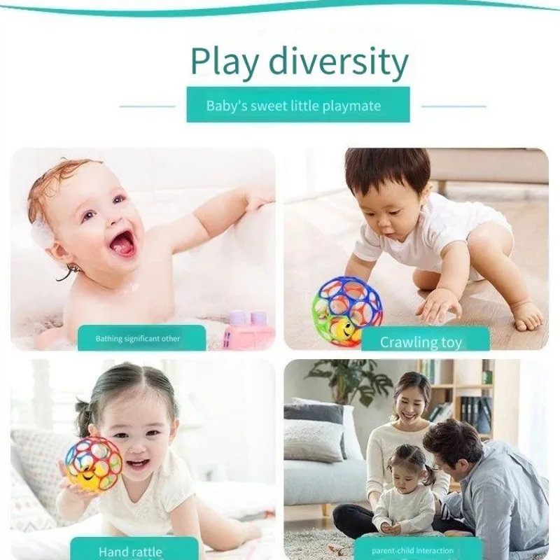 Bebê agarrando bola anéis de dentição do bebê brinquedos de educação precoce para desenvolvimento sensorial infantil desenvolvimento brinquedos táteis das crianças