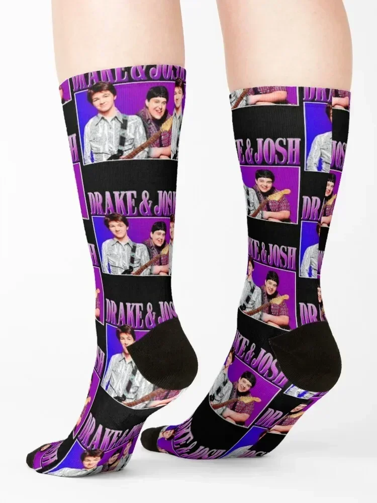 Drake and Josh Socks new year funny gifts crazy basketball Women's Socks Men's