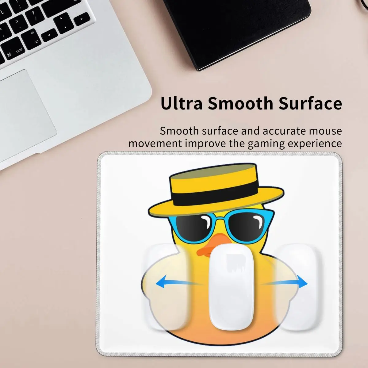 

Резиновая утка утки в шляпе-каноте и солнцезащитных очках, коврик для мыши, компьютерная клавиатура, коврик для мыши, геймерский ПК, ноутбук, настольный коврик, настольные коврики