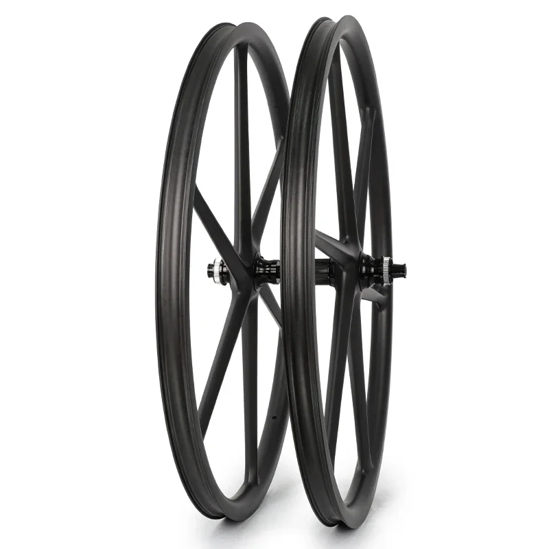 31mm width carbon road disc wheel mountain  6 spokes wheel with Ratchet freehub