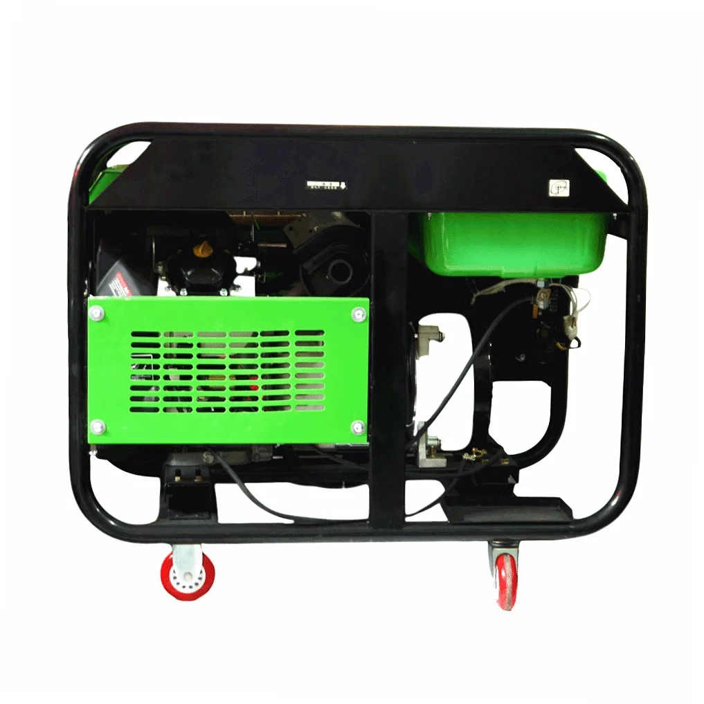 New 10kW11kW 220V380V three-phase electric start base station four-wheel two-cylinder gasoline generator