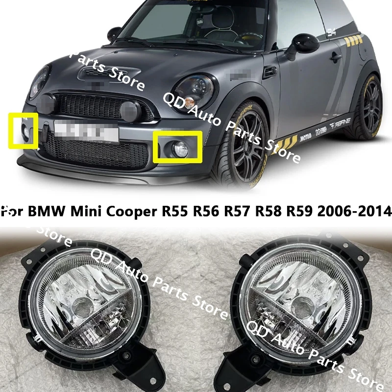 

Для BMW Mini Cooper R55 R56 R57 R58 R59 2006-2014 63172751295 передний бампер противотуманные фары дальнего света крышка