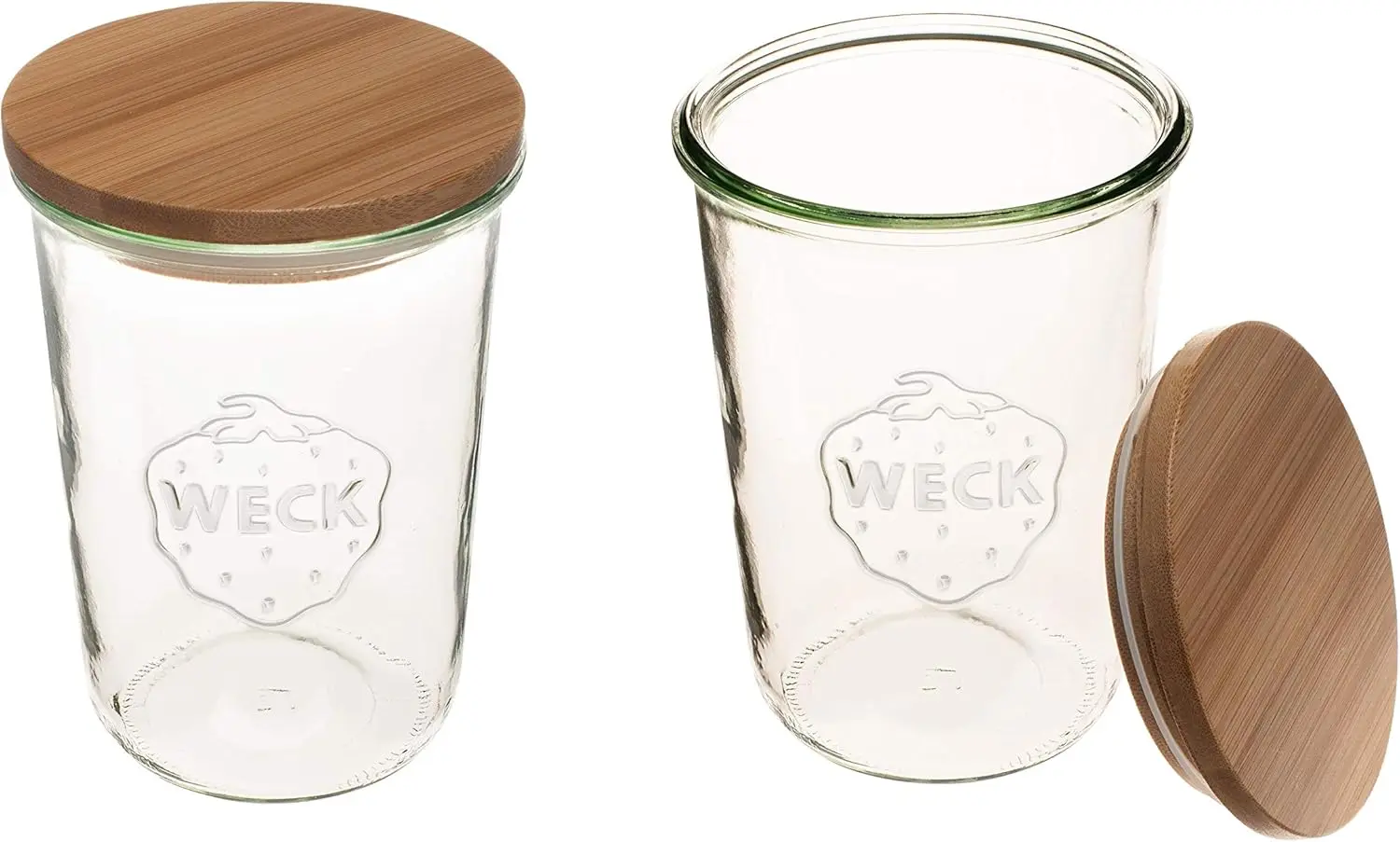 

Eco-Friendly Glass Canning Jars Set of 2 with Airtight Lids for Food Storage and Preservation