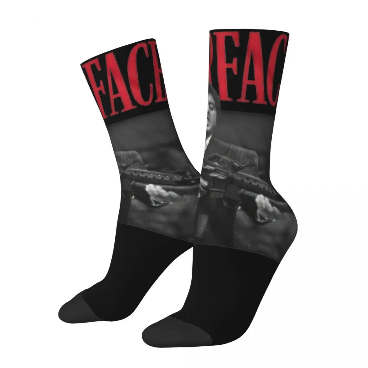 

Scarface Movie 2024 Merchandise Socks Breathable Scarface Tony Montana Graphic Long Stockings Cotton for Womens Gifts