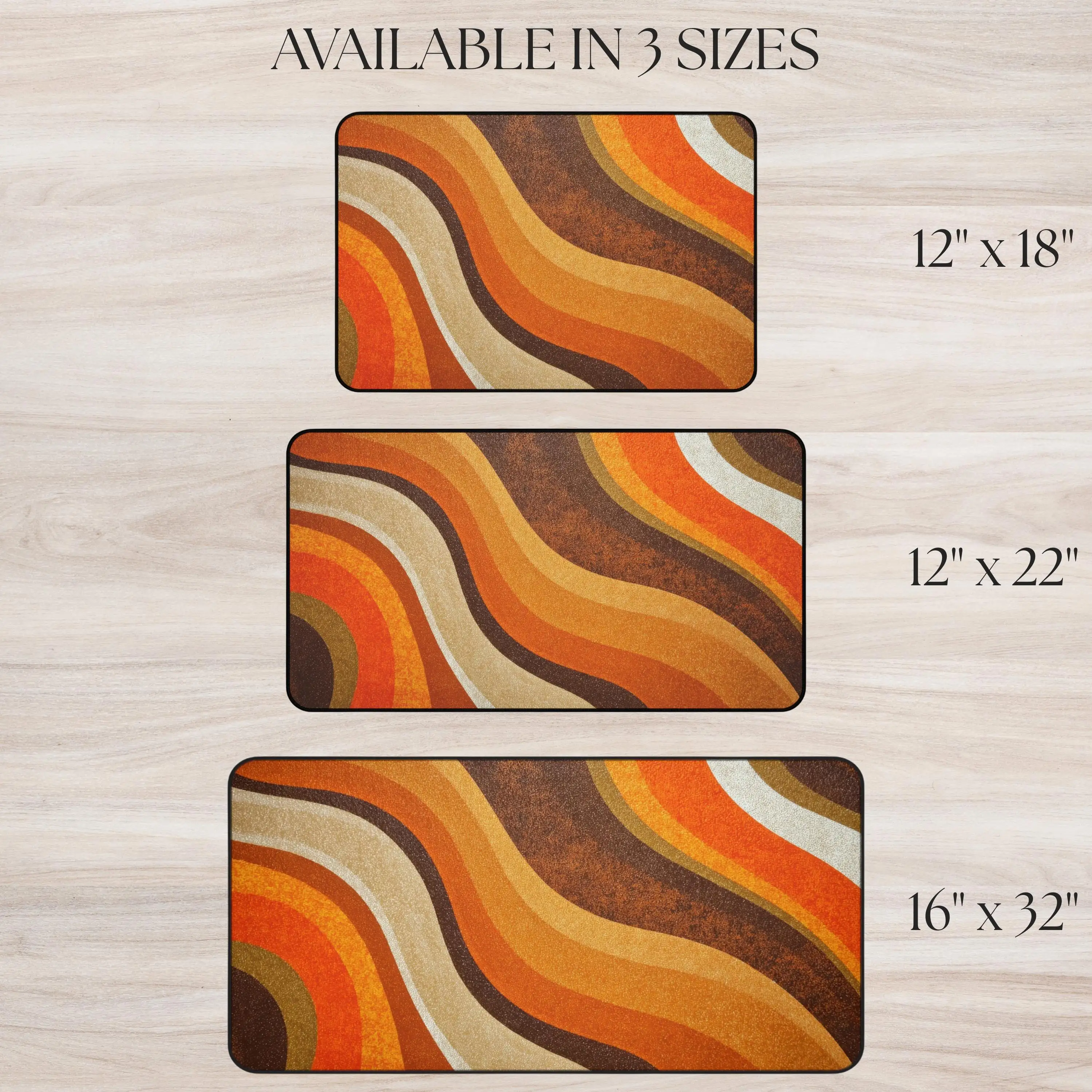 Orange Texture Mouse Pad Retro - Desk Setup Brown 评论和价格