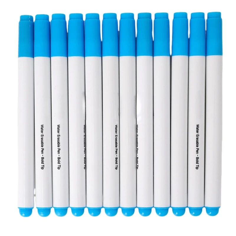12 pc's in water oplosbare pen Wisbare markeringspenstof Markers Pens voor het markeren KXRE
