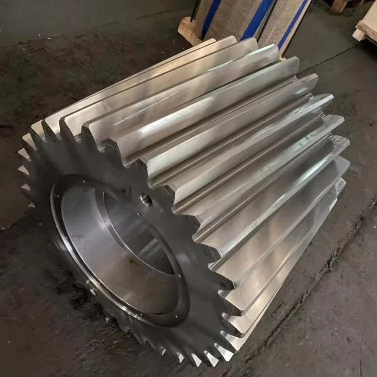 AISI 4140 Forging Steel Gear Grinding Helical Gear 6