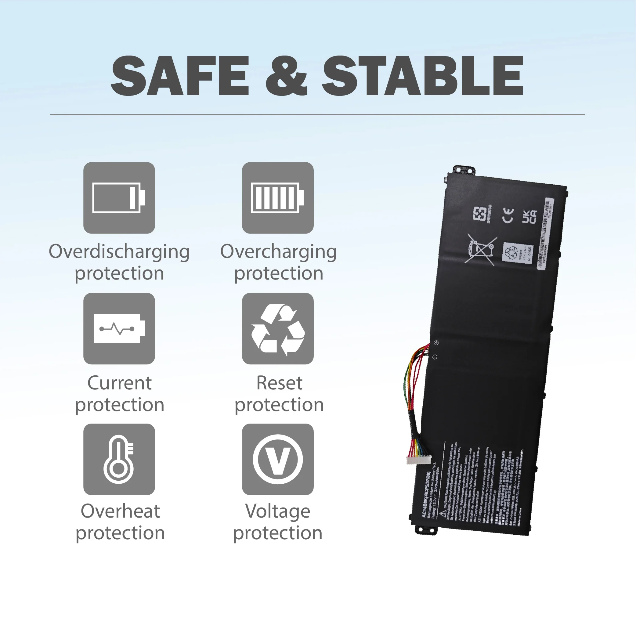 AC14B8K AC14B3K Bateria do laptopa Acer Aspire R5-571T R5-571TG S14 CB3-511 Swift 3 3S F314-51 E5-77 SF314-51 R 11 R3-131T S14