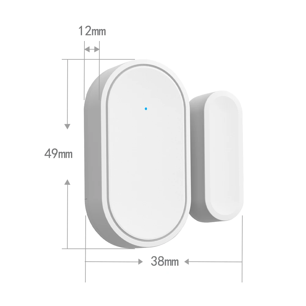 ZONAN D30 Mini 433MHz Wireless Window Door Sensor for Home Burglar Security Alarm System Remote Control Door Lock Android Ios
