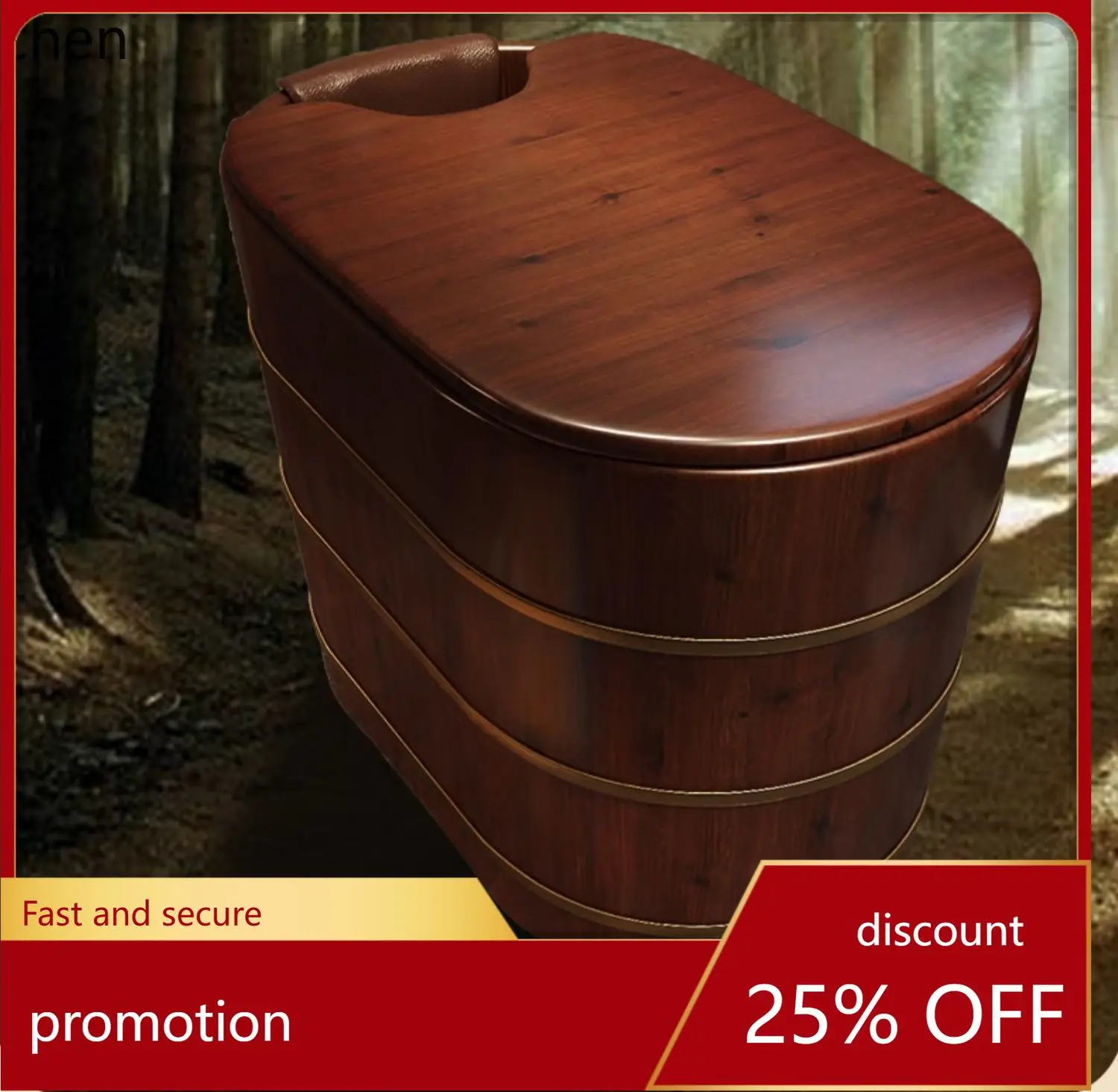 

Ванна-ведро ZML из дерева для глубокого замачивания, для взрослых, для домашнего использования, для сауны