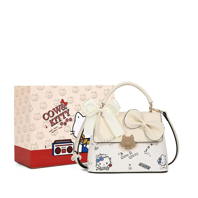 

Sanrio модная универсальная сумка через плечо с героями мультфильмов «Hello Kitty» для женщин, высококачественная ручная сумка через плечо