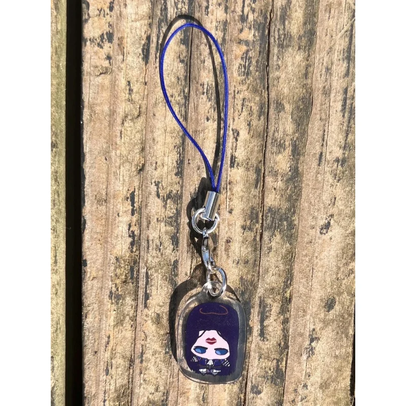 Arcane League of Legends Caitlyn Jinx Mini 3cm Acrylic Charms Phone Strap Keychain Anime Bag Pendants Daily Decor Accessories view 6