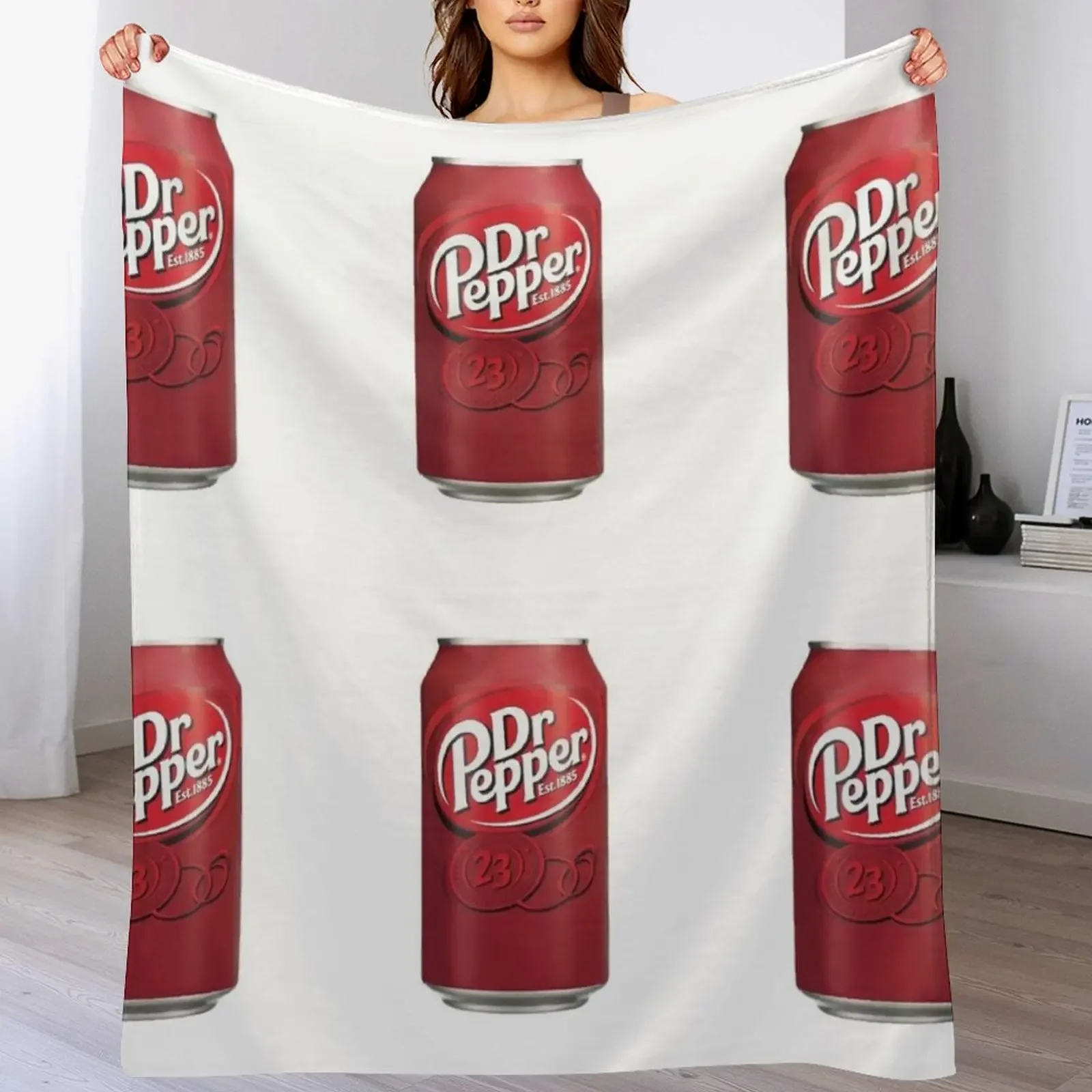 dr. pepper Throw Blanket Soft Plush Blanket as Housewarming Gift