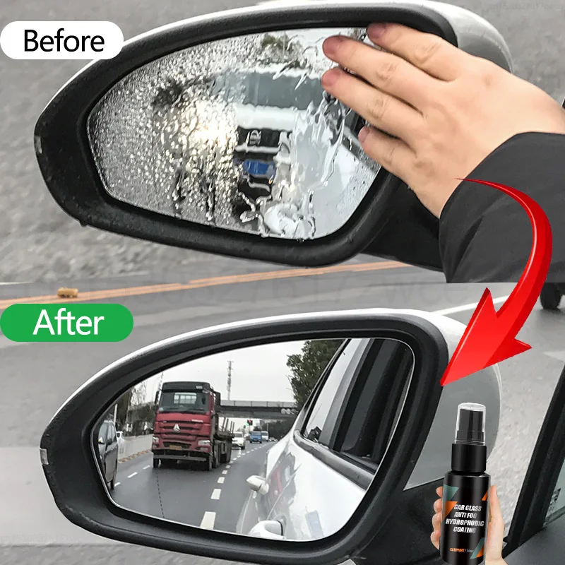 Water Repellent Spray Anti Rain Coating For Car Glass Hydrophobic Anti-rain Car Liquid Windshield Mirror Mask Auto Polish Kit