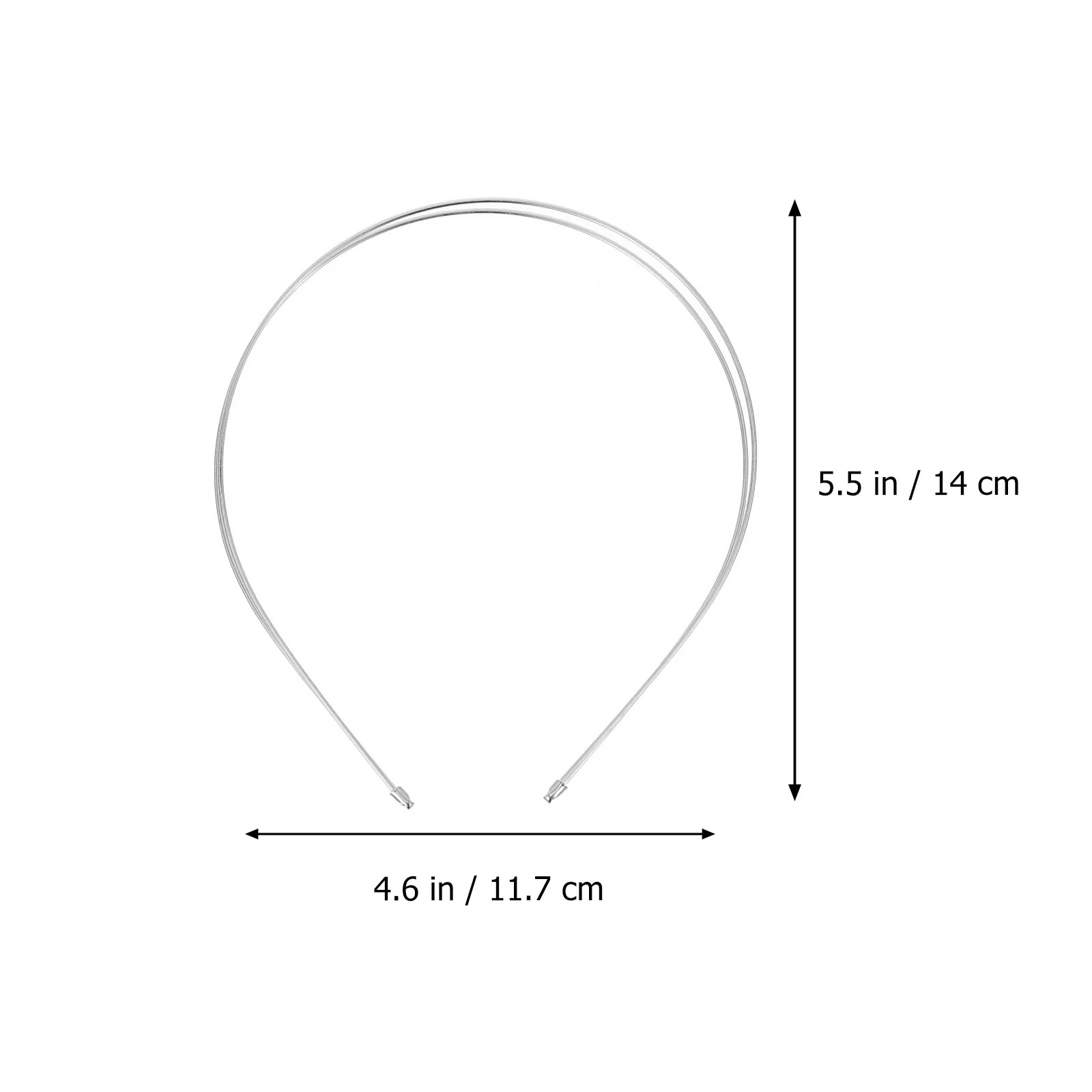 4pcs Double Layer Headband Accessories Retro Hair Circle Women Hairband Metal Headdress Girl Headbands Hair Care Styling