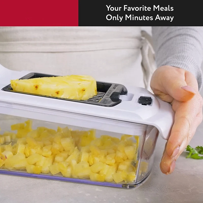 Gemüse hacker Mehrzweck-Gemüses ch neider Spiral isierer Gemüses ch neider-Zwiebel hacker mit Behälter-Pro-Lebensmittel hacker