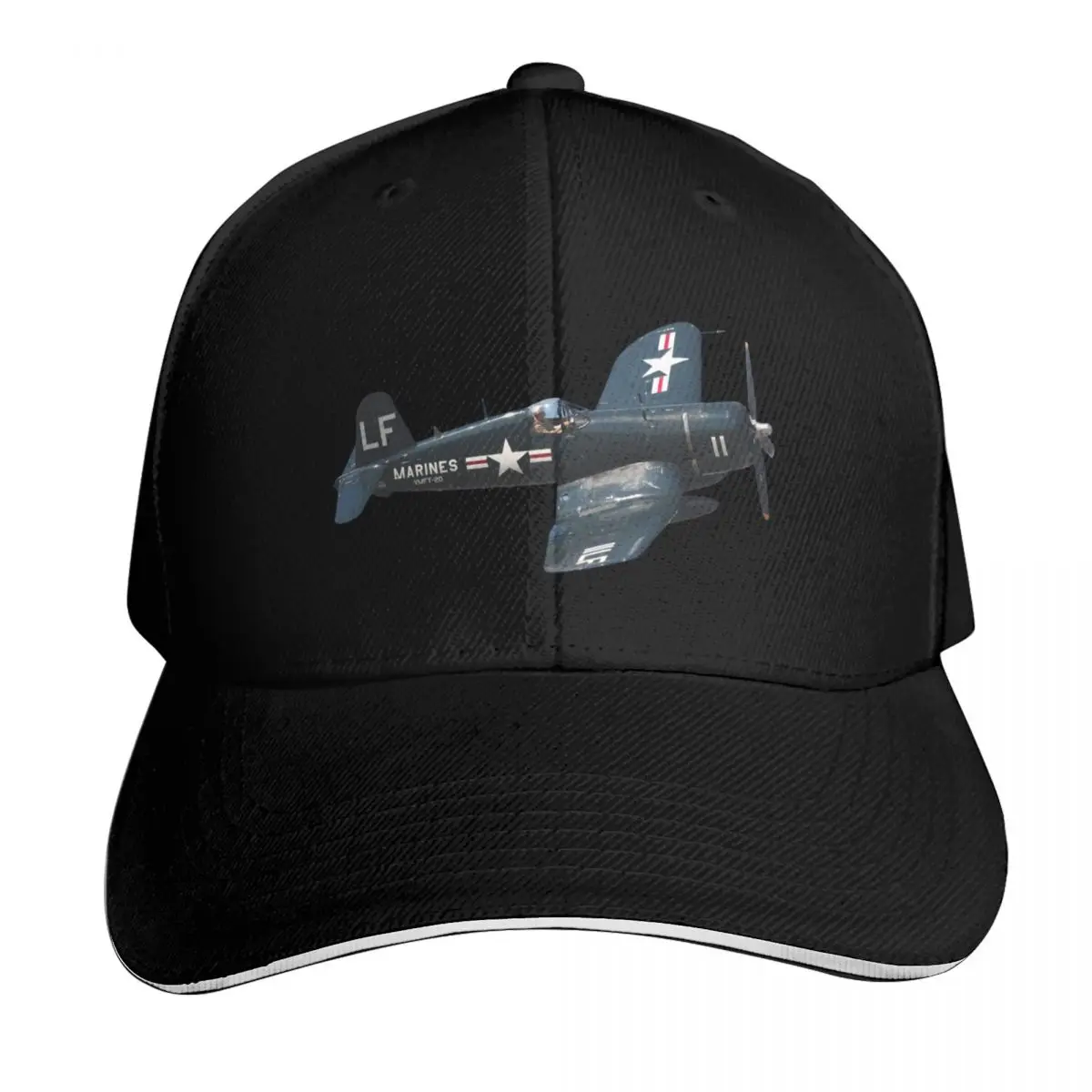 Vought F4u Corsair Baseball Cap Vintage Retro Embroidered Lightweight Packable Gift for Him Her