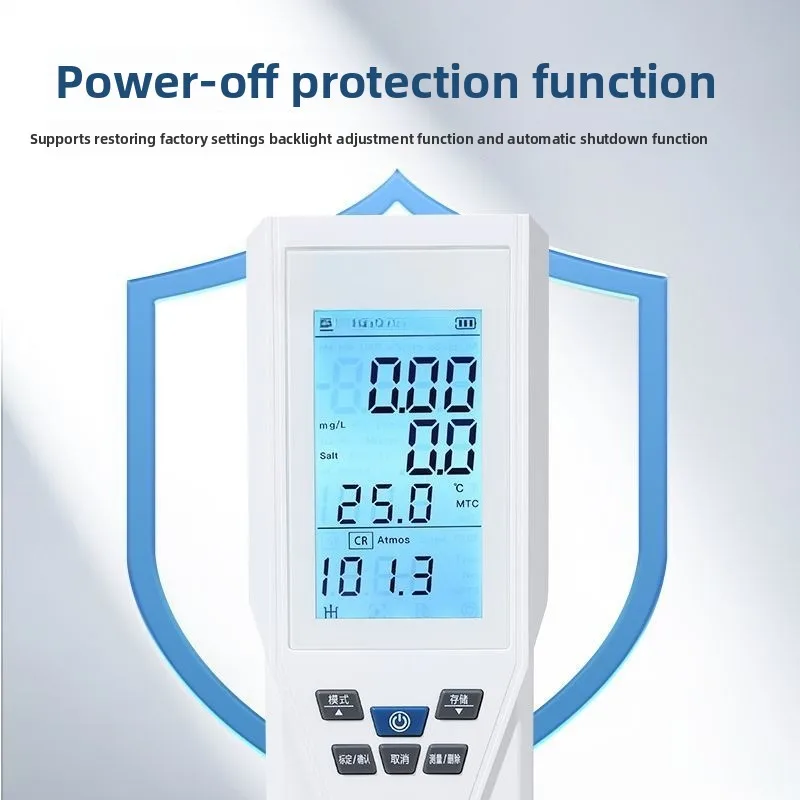 Misuratore di ossigeno disciolto portatile DO30-1 Misuratore di ossigeno disciolto con rilevamento del contenuto di ossigeno di qualità dell'acqua