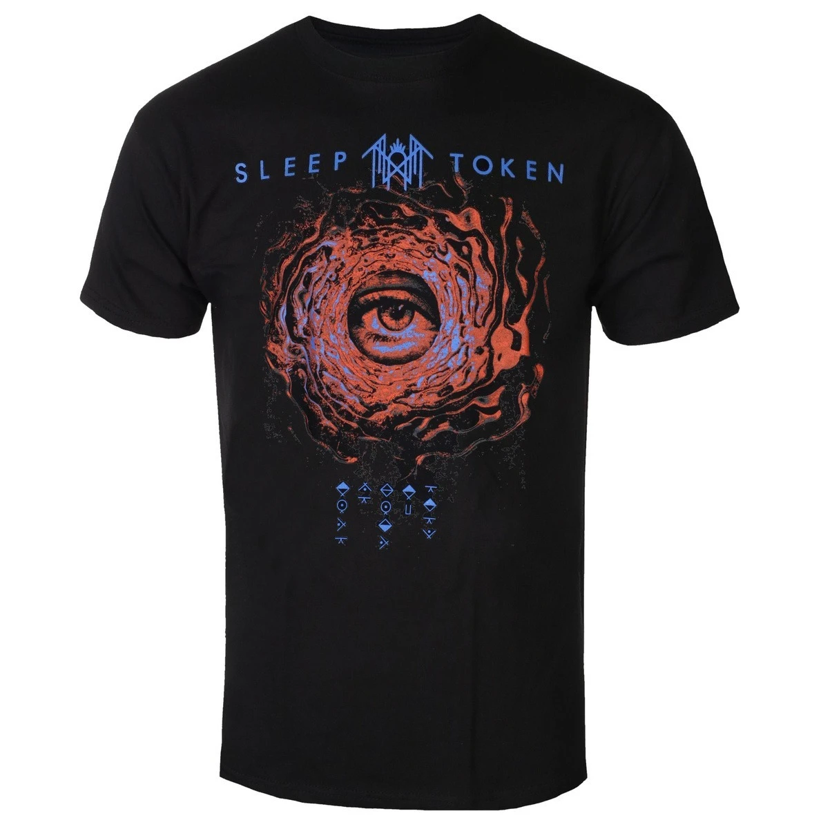 

Sleep Token Vortex Eye Peripheral Pattern Printing Summer Luxury Brand Cotton Men's and Women's T-Shirts Short Sleeves