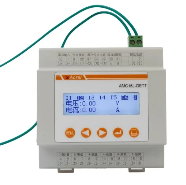 

Acrel AMC16L-DETT Modbus RTU Multi Channels -48Vdc LCD Digital DC Energy Meter for Bast Station Power Consumption Monitor