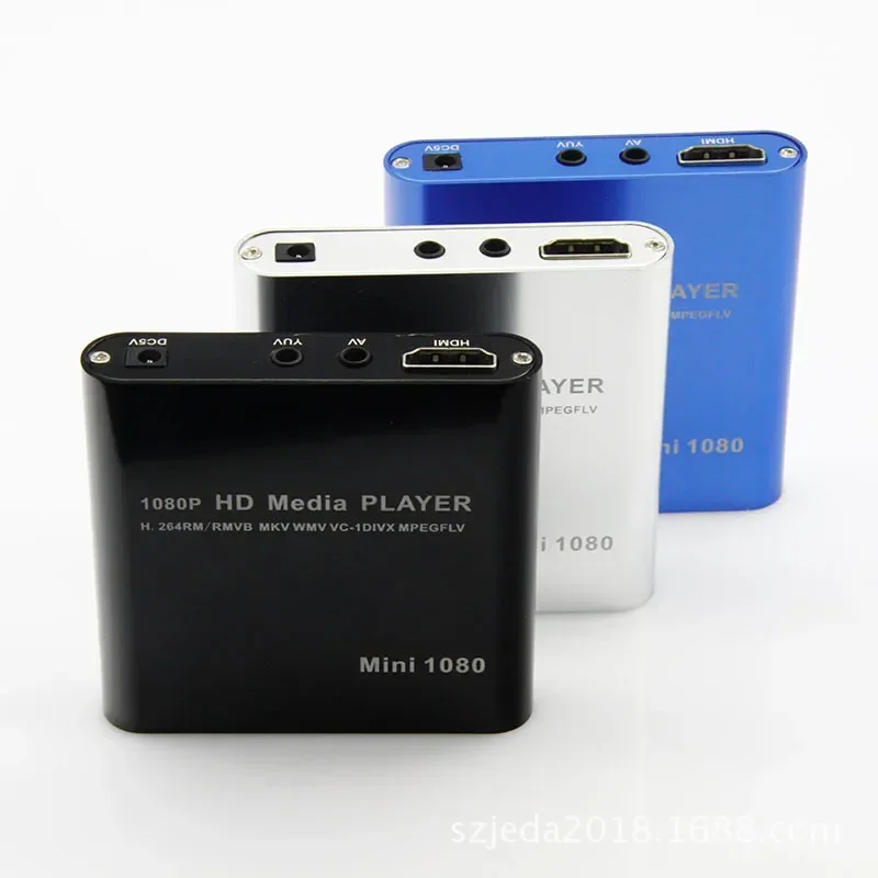 MKV H.264 HDD Multimedia Player Full HD 1080P USB External Media Player With SD Media TV Box Support RMVB WMV HDD Player K19