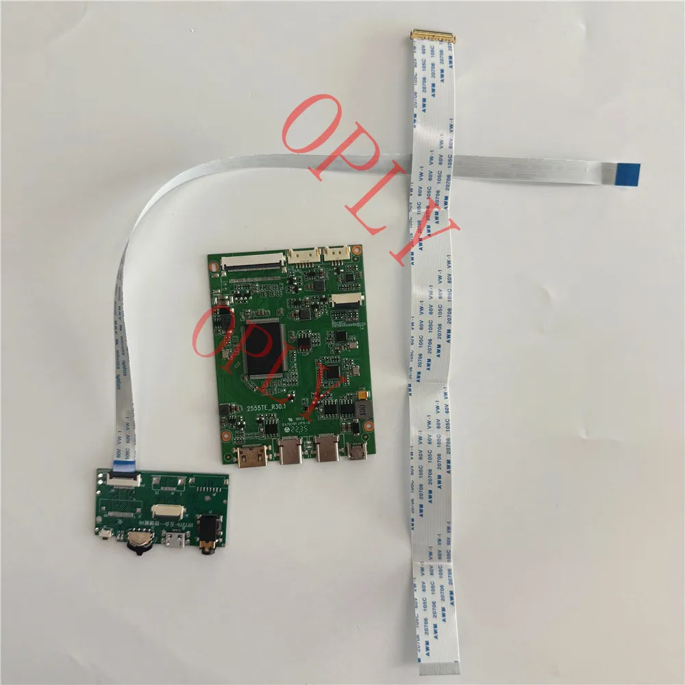 Controllor board 2 TYPE C Mini HDMI-compatible for NE156FHM LP140WH2 NE156FHM-NZ4  1920x1080 EDP LED panel screen kit DIY