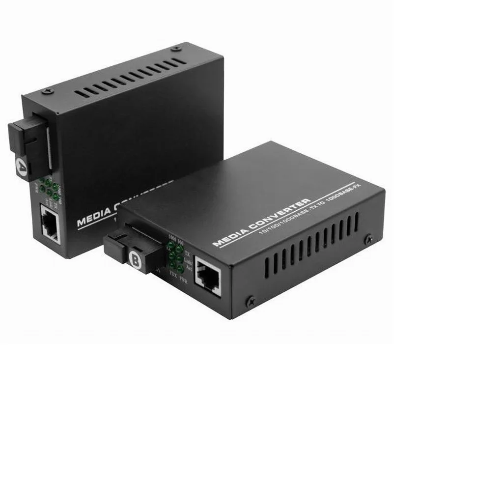 محول وسائط من ألياف جيجابت ، 10 ميجابايت في الثانية ، بصري ، ميغابايت في الثانية ، 20 ، منفذ SC ، مصدر طاقة خارجي