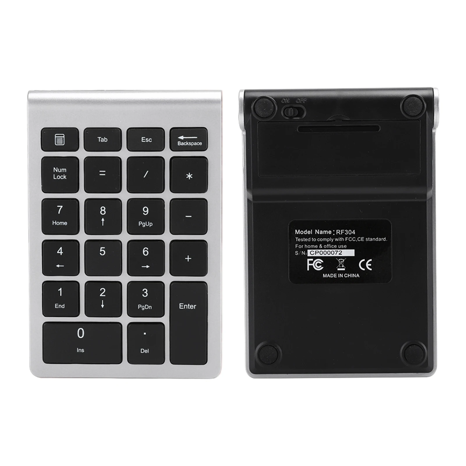 Numeric Keypad Wireless Keyboard RF304 22 Keys Numeric Keypad USB 2.4G Wireless Mini Keyboard with Receiver Numeric Keyboard