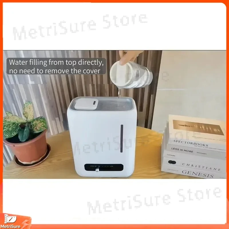 Ultrasonic Humidifier 4L Large Capacity Desktop Humidifier for Bedroom Office Aromatherapy Diffuser Air Purifier Quiet Mist