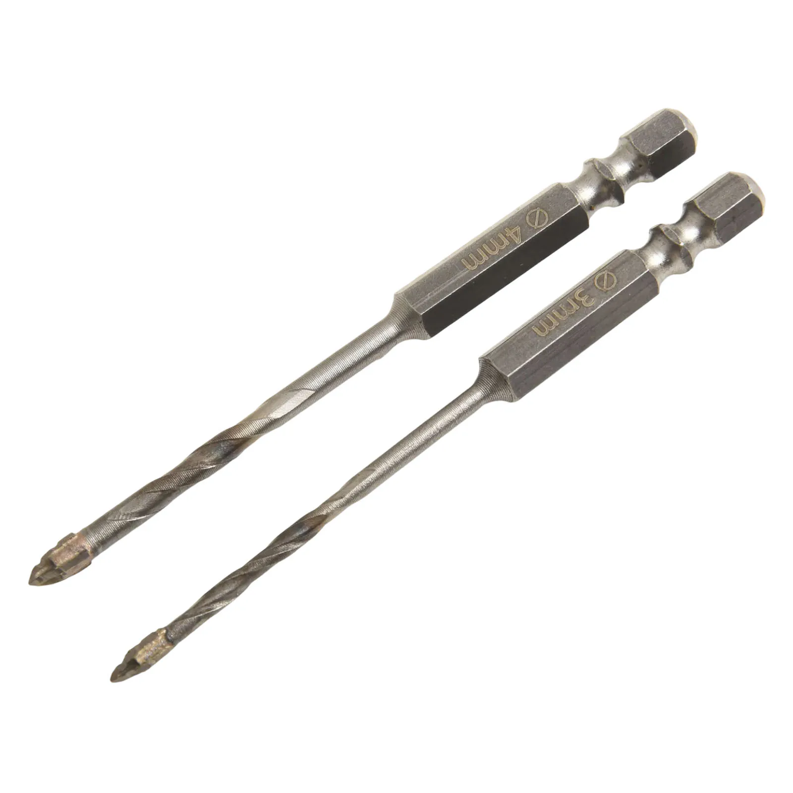 Progetti fai-da-te Miglioramento domestico Set di trapani in metallo duro da circa 5 mm Trapano elettrico Punzone a quattro flauto Diametro gambo esagonale 6,35 mm