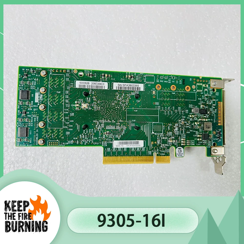 For LSI Disk Array Raid Card 16-port 12Gb SAS/SATA HBA Card Extend IT 9305-16I