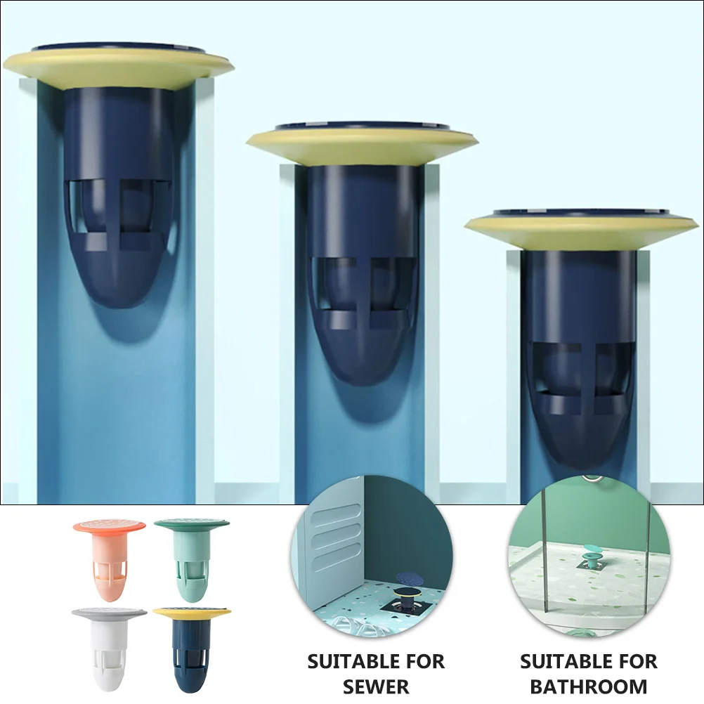 

Набор из 4 шт., предотвращающий утечку, защита от запаха, резервный клапан для кухни, ванной комнаты, слив в пол с АБС-пластиком Tpr