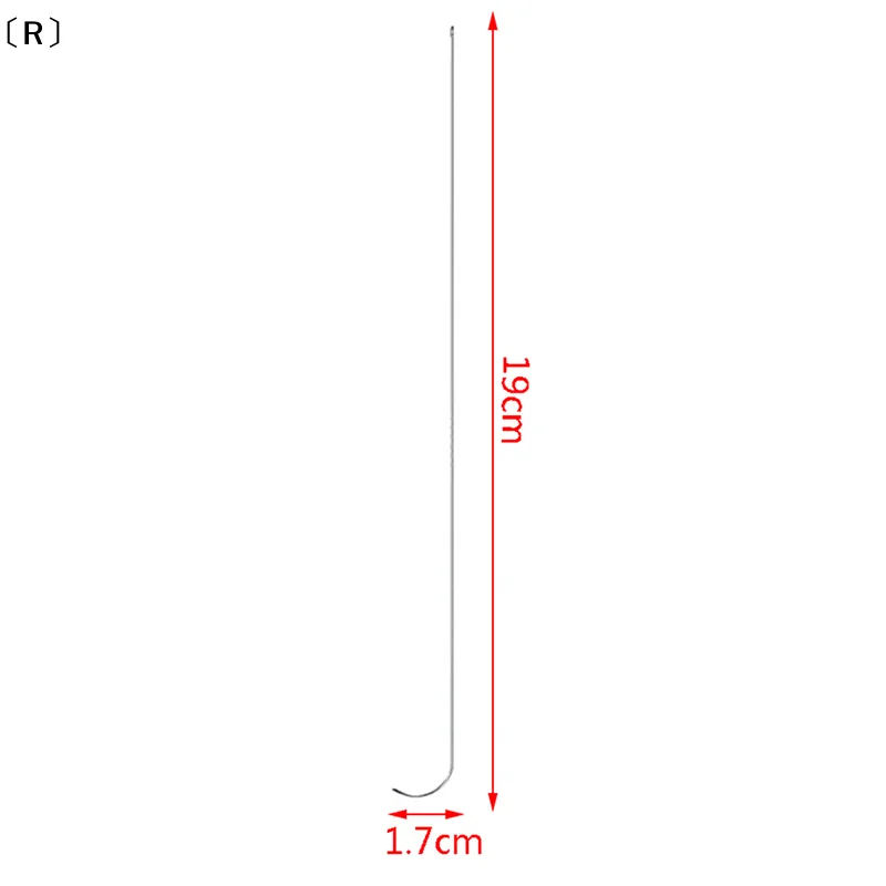 バR SigurGroßes Auge gebogene Perlennadeln, Edelstahl-Nähnadeln, DIY-Perlenspinnernadeln, Bastelarbeiten, NähwerkzeugwaziWinter2 Parque