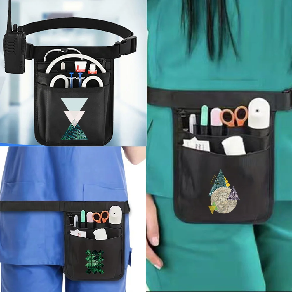 

Waist Pack New Waist Bag Workout Traveling Running Phone Wallet Shape Printing Phone Bag Work Sport Accessories Nurse Waist Bags