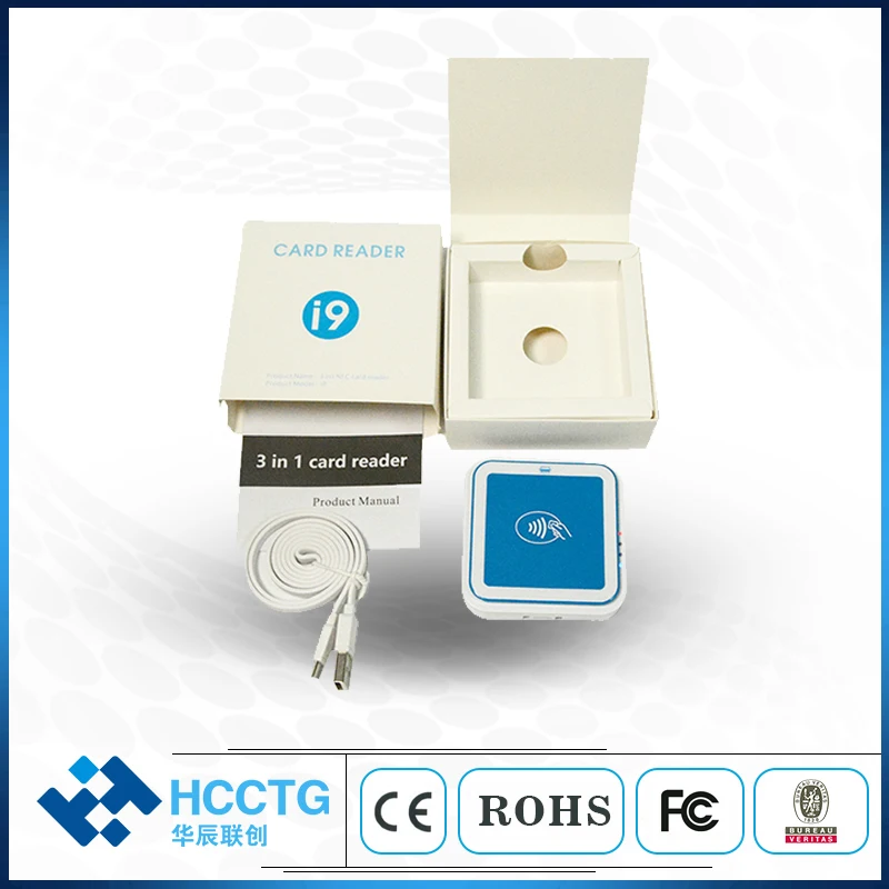 Credit Card Chip Reader Writer Skimmer Bluetooth Mpos Met Emv Pci Pos (I9)