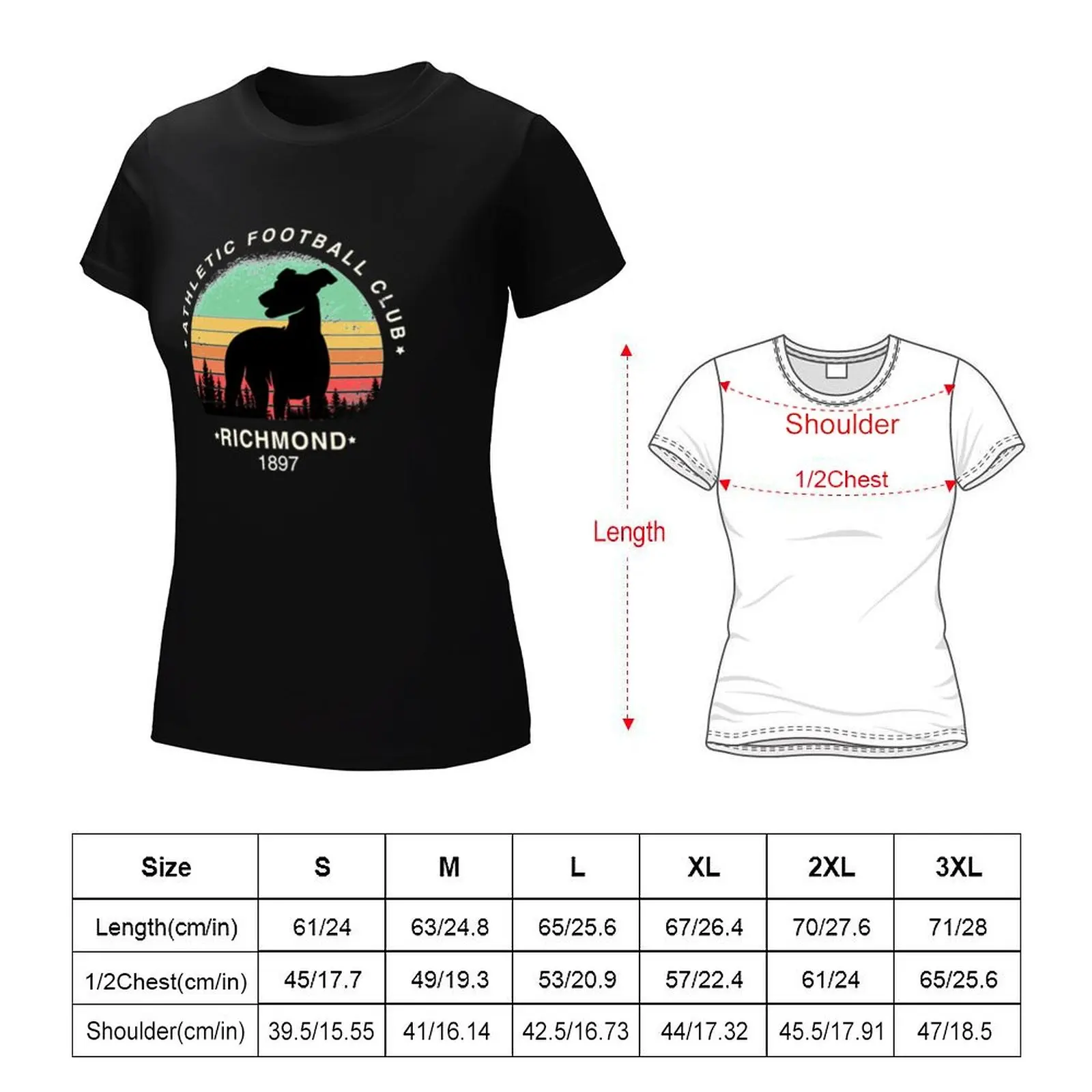 Athetic foodball club T-Shirt aesthetic clothes graphics lady clothes t-shirts for Women pack