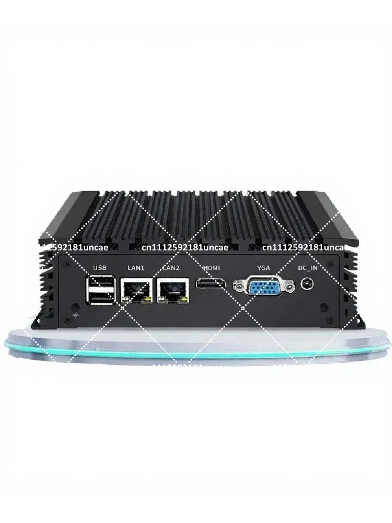 Mini Fanless Industrial Computer Dual Network 2 Serial Port Embedded Low Power Small PC