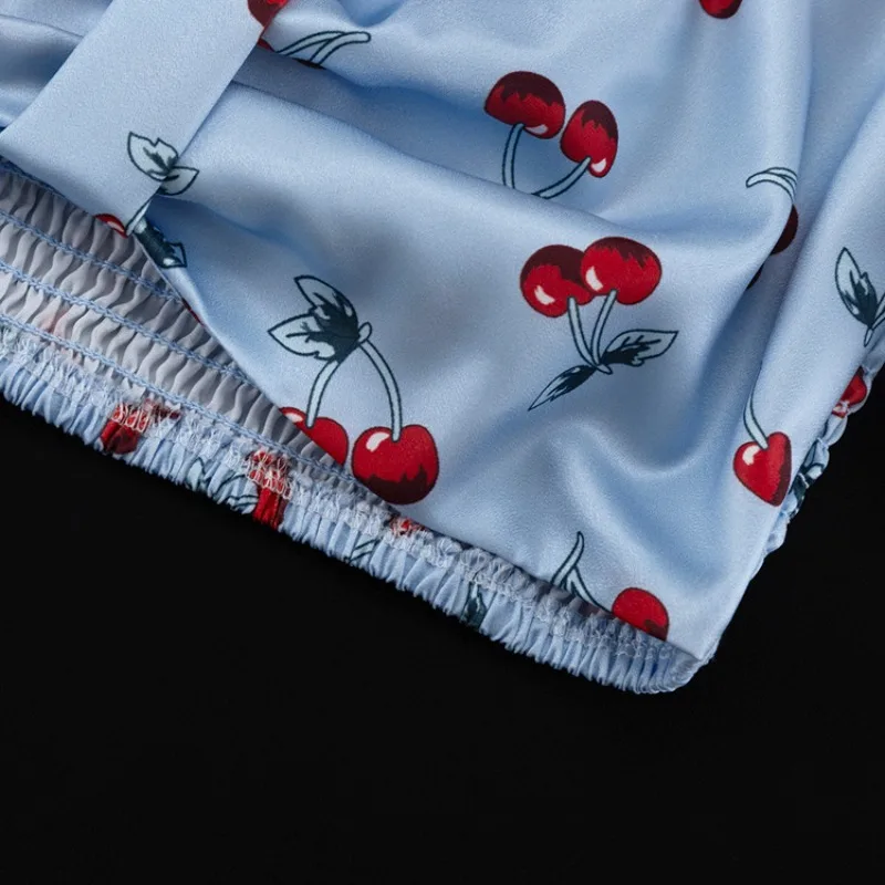 Sommer Damen Zweiteiler Set mit Puffärmeln, Crop-Bluse und Fließendem Midirock, Süße Strand-Urlaubsoutfits für Damen – Detail 9