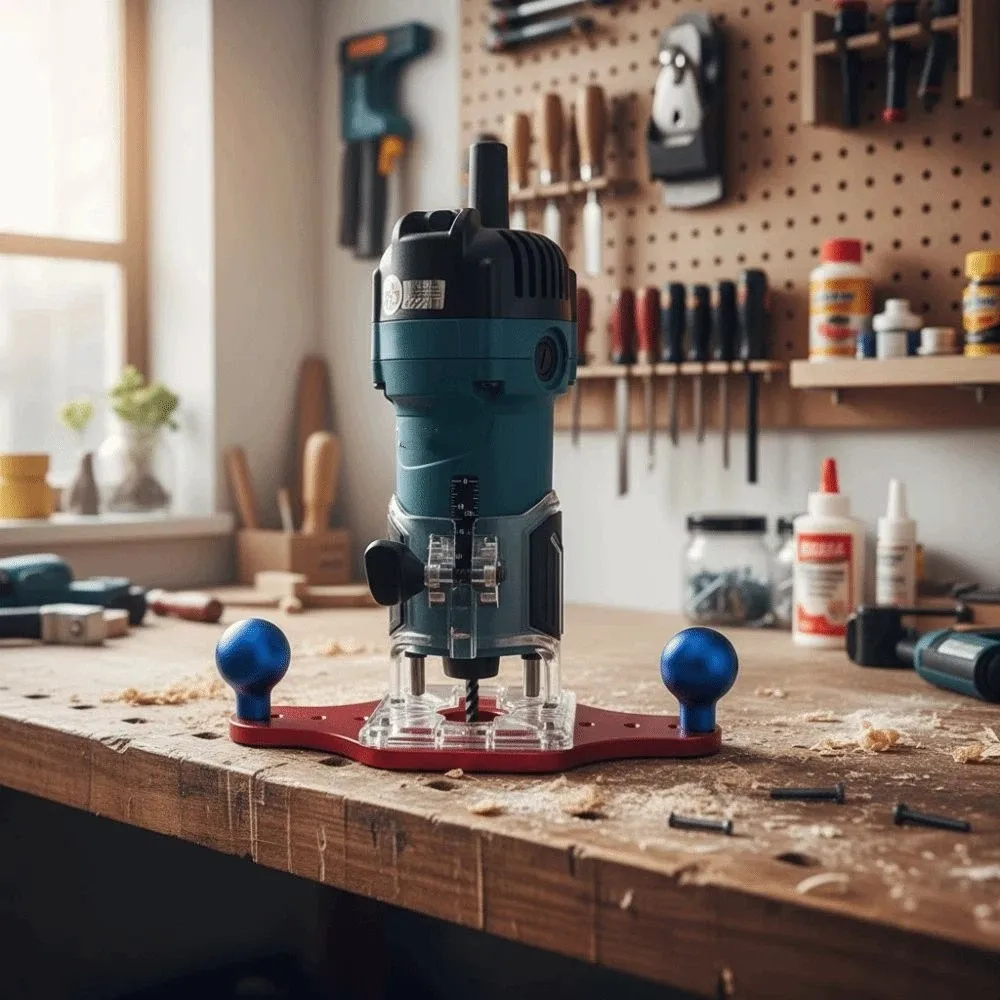 

Нижняя пластина с прорезями Основание фрезера по дереву Бакелитовый материал Долговечная обрезная машина Устойчивая к ржавчине компактная направляющая