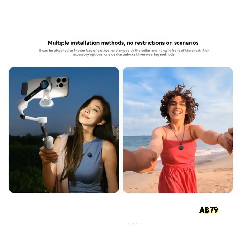 Para Insta360 X5 Mic Air transmisor de micrófono inalámbrico para X5 accesorio de micrófono con abrazadera magnéticamente 1 TX 1 RX