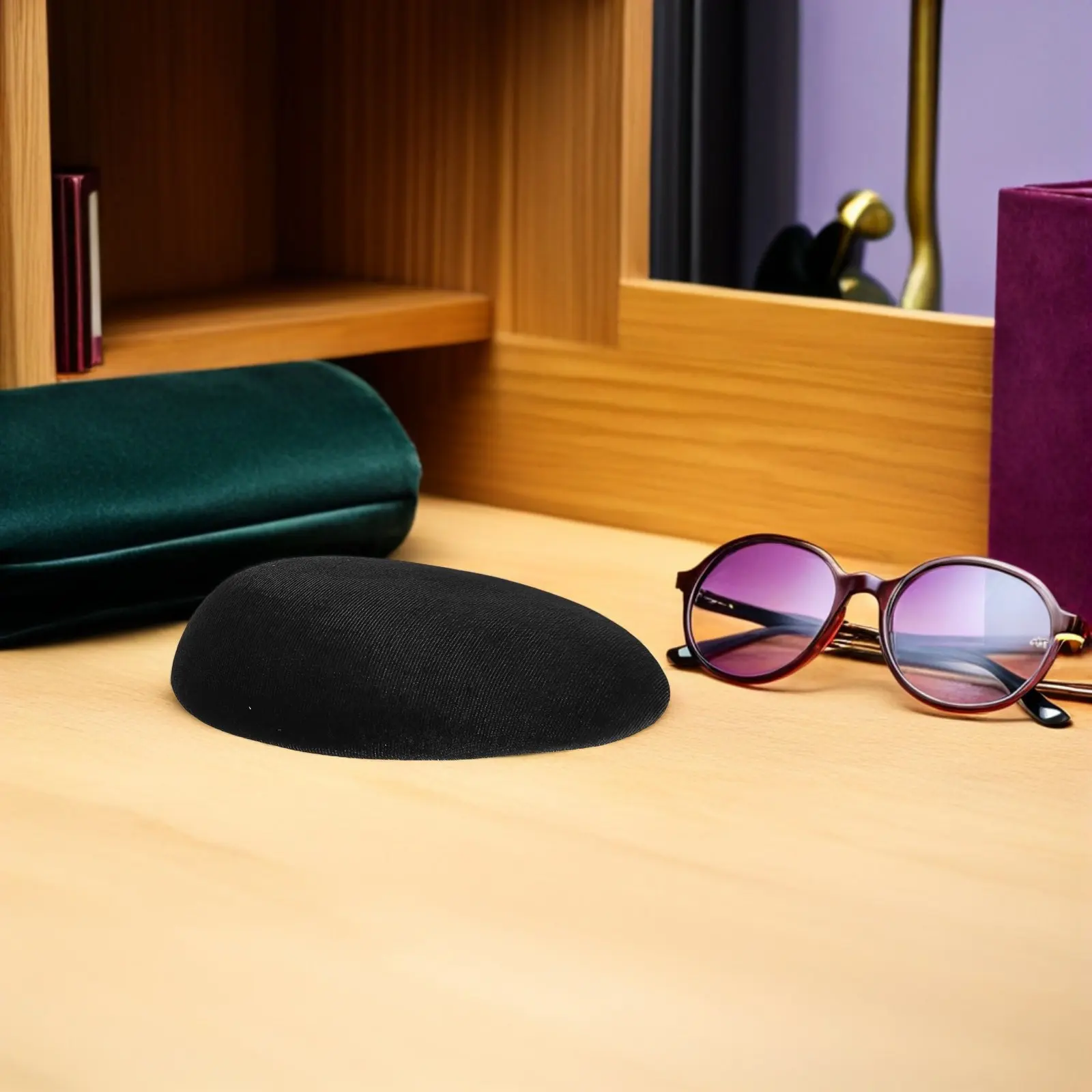 

Основа для шляпки-фасцинатора 6 дюймов, черная, круглая, для женских головных уборов, легкий материал для рукоделия, для изготовления беретов, винтажных шляп для чаепития