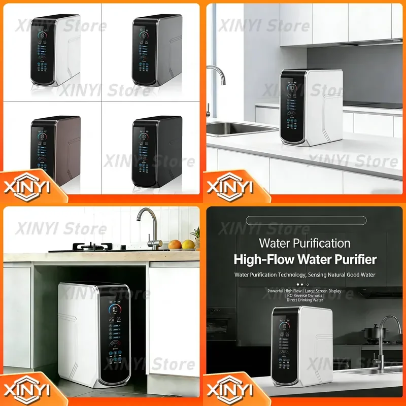 Replacement Cartridge for 400/600/800/1200 GPD Reverse Osmosis Water Purifier Monitor 4-Stage Filtration RO Water Filter