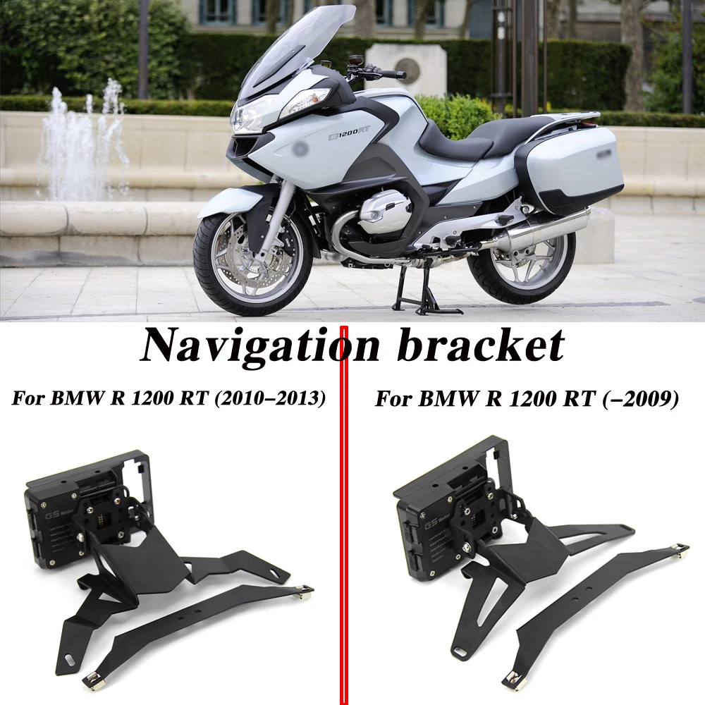 For BMW R1200RT R 1200RT R1200 RT Motorcycle SMART PHONE Navigation GPS Plate Bracket Adapt Holder Kit -2009/2010-2013/2014-2019