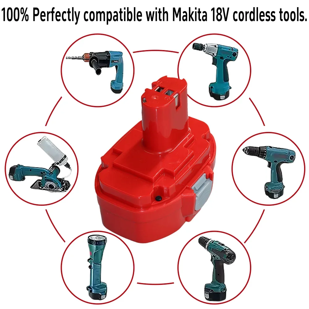 PA18 18 فولت 12800 مللي أمبير ni-mh/Ni-CD أدوات كهربائية لاسلكية بطارية قابلة للشحن لماكيتا 4334D 6343D 8443D 1822 1823 1834 1833 1835 #2