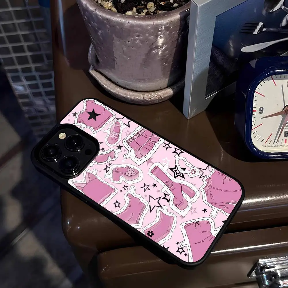 حافظة هاتف كارولين ريكي ماجسيف لهاتف آيفون 17 16 15 14 13 12 برو ماكس بلس غلاف صلب للهواء غطاء كامل من السيليكون مضاد للسقوط