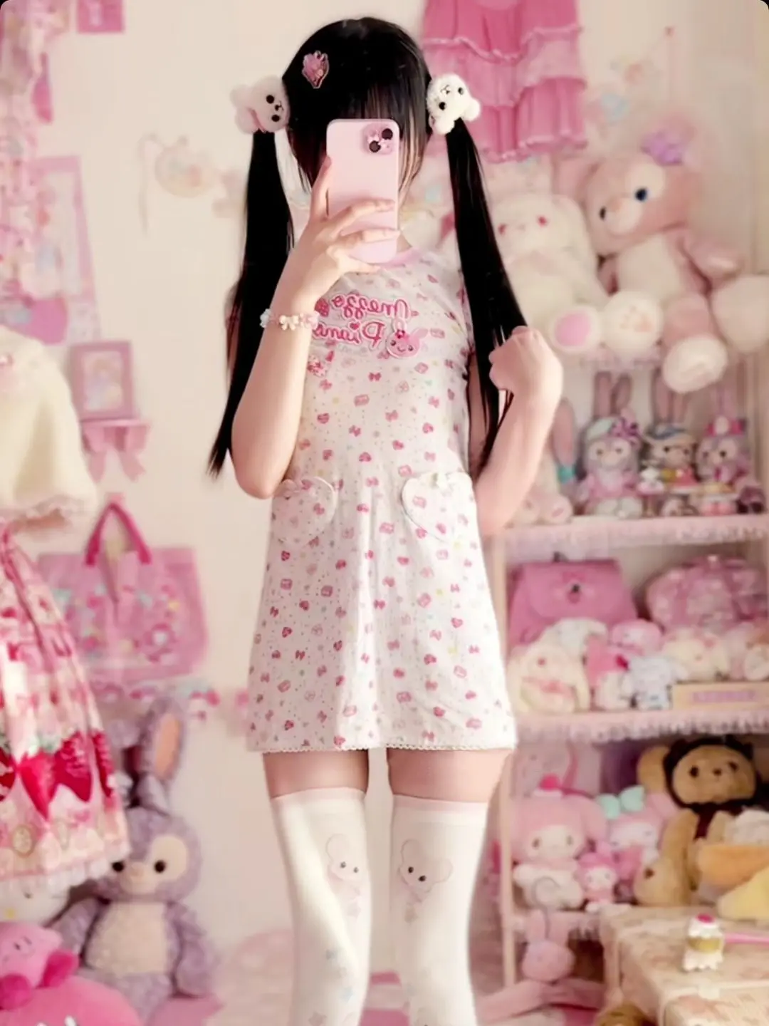 

Onalippa Y2K Summer Japanese Sweet Cute Daughter Dress Bow Sweet Sister A-line Soft Cute Sister Jojifuku Dresses