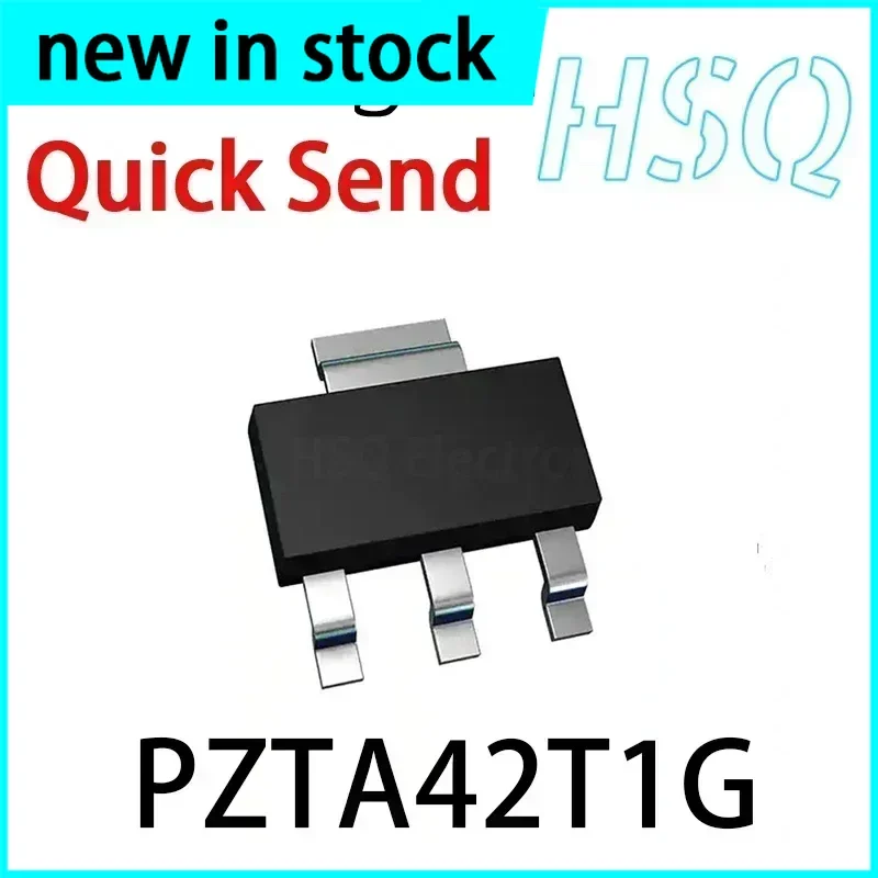 1PCS PZTA42T1G Screen Printed P1D 0.5A/300V SOT-223 NPN Crystal Triode New